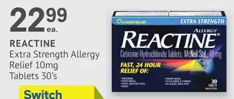IDA Pharmacy REACTINE offer