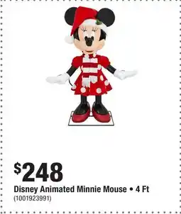 Home Depot Disney Animated Minnie Mouse • 4 Ft offer