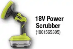 Home Depot 18V Power Scrubber offer