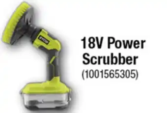 Home Depot 18V Power Scrubber offer