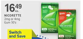 IDA Pharmacy NICORETTE offer