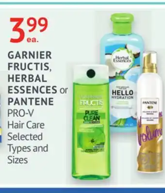 IDA Pharmacy GARNIER FRUCTIS, HERBAL ESSENCES or PANTENE offer