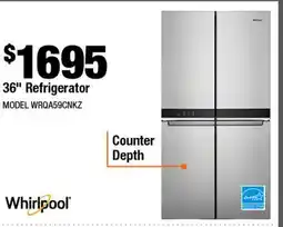Home Depot 36 Refrigerator offer