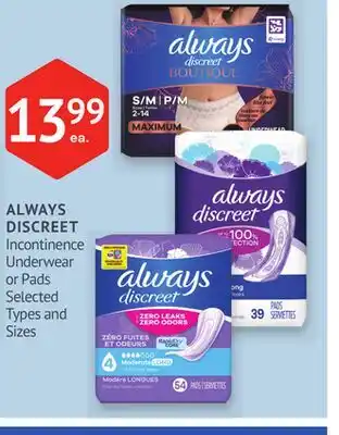 IDA Pharmacy ALWAYS DISCREET offer