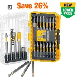 Home Depot Exclusive 23-piece DeWalt Maxfit Driving Bit Set offer