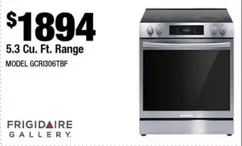 Home Depot 5.3 Cu. Ft. range offer