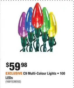 Home Depot EXCLUSIVE C9 Multi-Colour Lights • 100 LEDs offer