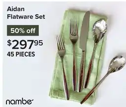 Linen Chest Aidan Flatware Set offer