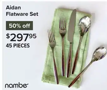 Linen Chest Aidan Flatware Set offer