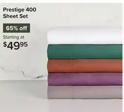 Linen Chest Prestige 400 Sheet Set offer