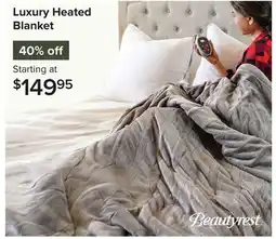 Linen Chest Luxury Heated Blanket offer