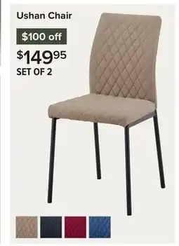 Linen Chest Ushan Chair offer