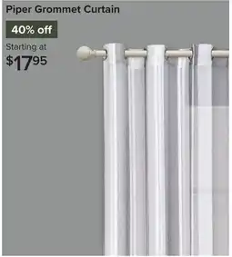 Linen Chest Piper Grommet Curtain offer