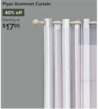 Linen Chest Piper Grommet Curtain offer