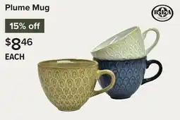 Linen Chest Plume Mug offer