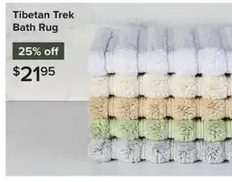 Linen Chest Tibetan Trek Bath Rug offer