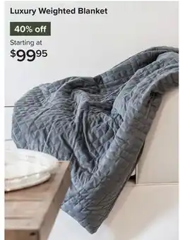 Linen Chest Luxury Weighted Blanket offer