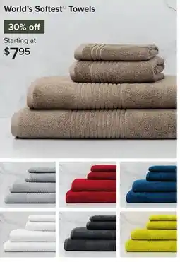 Linen Chest World's Softest Towels offer