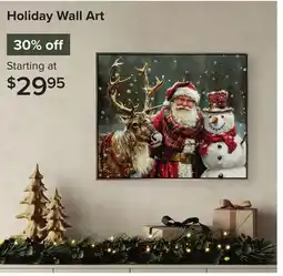 Linen Chest Holiday Wall Art offer
