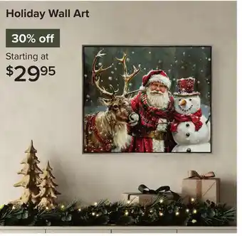 Linen Chest Holiday Wall Art offer