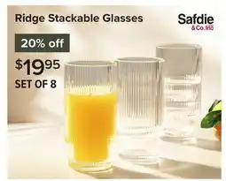 Linen Chest Safdie Ridge Stackable Glasses offer