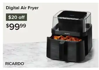 Linen Chest Ricardo Digital Air Fryer offer