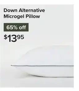 Linen Chest Down Alternative Microgel Pillow offer