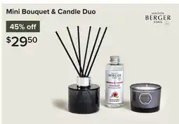 Linen Chest Mini Bouquet & Candle Duo offer