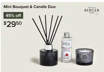 Linen Chest Mini Bouquet & Candle Duo offer