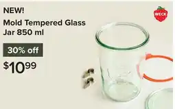 Linen Chest Mold Tempered Glass Jar offer