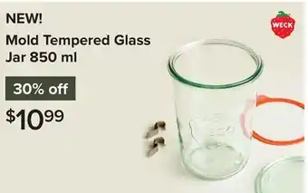 Linen Chest Mold Tempered Glass Jar offer