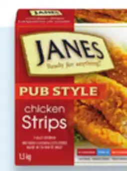 Walmart Janes Pub Style breaded chicken strips offer