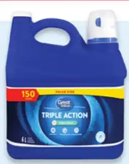 Walmart Great Value laundry detergent150 loads or scent beads 422 g offer