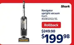 Walmart Shark Navigator Upright Vacuum offer