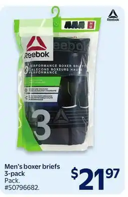 Walmart Men's boxer briefs 3-pack offer