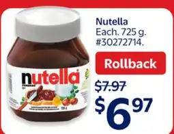 Walmart Nutella offer