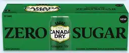 Walmart Canada Dry Ginger Ale ZERO SUGAR offer