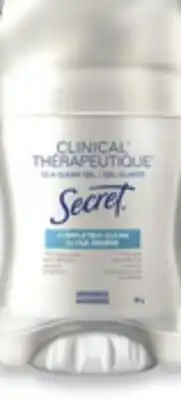 Walmart Secret Clinical antiperspirant offer