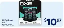 Walmart AXE gift set offer