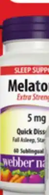 Walmart Webber Naturals melatonin offer