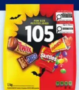 Walmart Mars fun size minis 105s offer