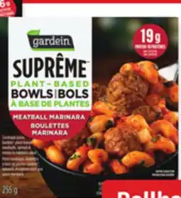Walmart Gardein Suprême plant-based bowls frozen entrees offer