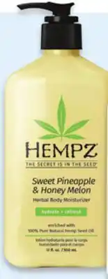 Walmart Hempz herbal moisturizer offer