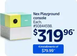 Walmart Nex Playground console offer