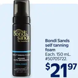 Walmart Bondi Sands self tanning foam offer