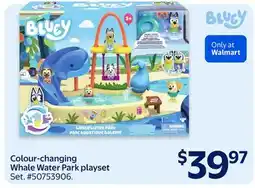 Walmart Colour-changing Whale Water Park playset offer