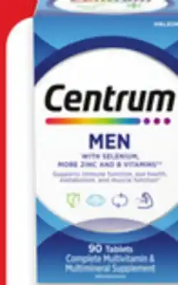Walmart Centrum multivitamins 90s offer