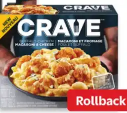 Walmart CRAVE frozen entrees offer