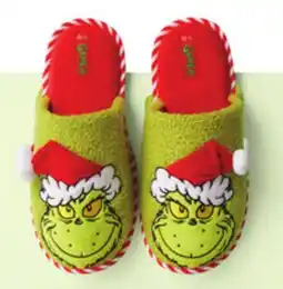 Walmart Grinch family slippers offer