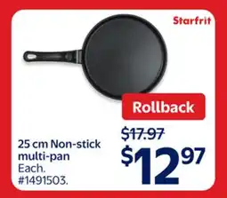 Walmart 25 cm Non-stick multi-pan offer